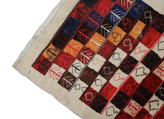 168 x 97 cm (5.51 x 3.18 ft) Gabbeh Tribal Wool Rugs Hand Knotted Multi-Coloured - Rugoutlet