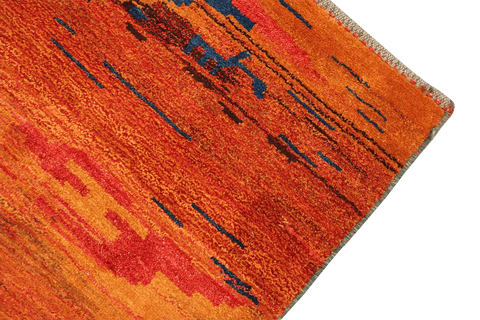 150 x 115 cm Gabbeh Tribal Wool Rugs Handmade Multi-Coloured - Rugoutlet