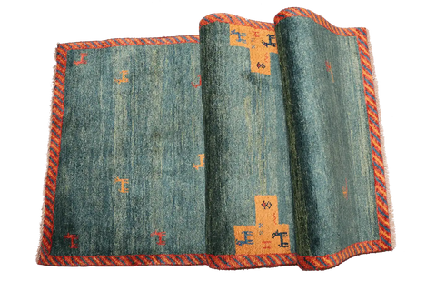 A Gabbeh Tribal Wool Rug