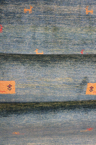A Gabbeh Tribal Wool Rug