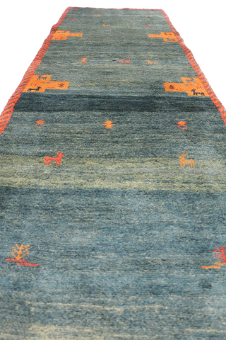 A Gabbeh Tribal Wool Rug