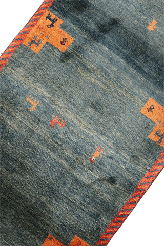 A Gabbeh Tribal Wool Rug