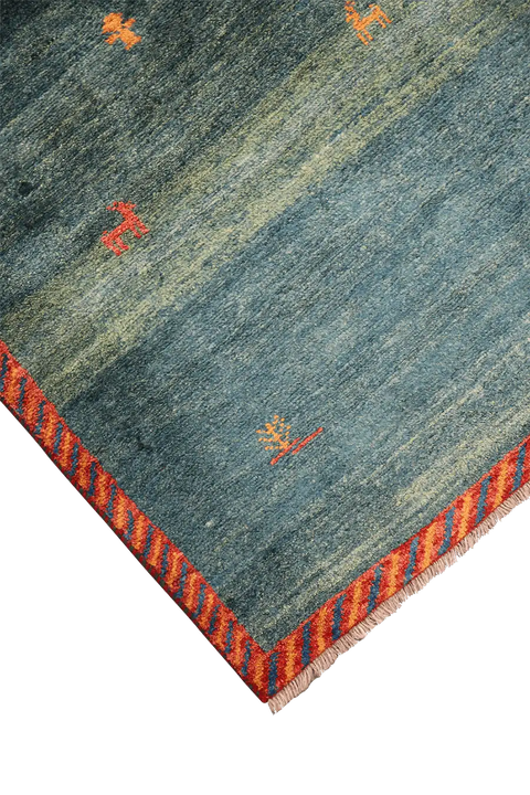 A Gabbeh Tribal Wool Rug