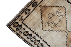 192 x 122 cm Gabbeh Tribal Wool Rug Hand-Knotted Beige Colour - Rugoutlet