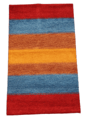 162 x 93 cm Gabbeh Tribal Wool Rugs Handmade Multi Coloured - Rugoutlet