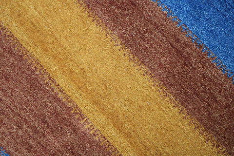 162 x 93 cm Gabbeh Tribal Wool Rugs Handmade Multi Coloured - Rugoutlet