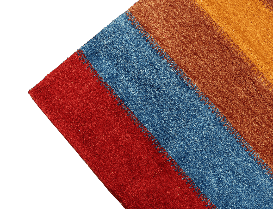 162 x 93 cm Gabbeh Tribal Wool Rugs Handmade Multi Coloured - Rugoutlet