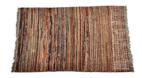 125x100 cm Multi-coloured Tribal wool Gabbeh rug - Rugoutlet