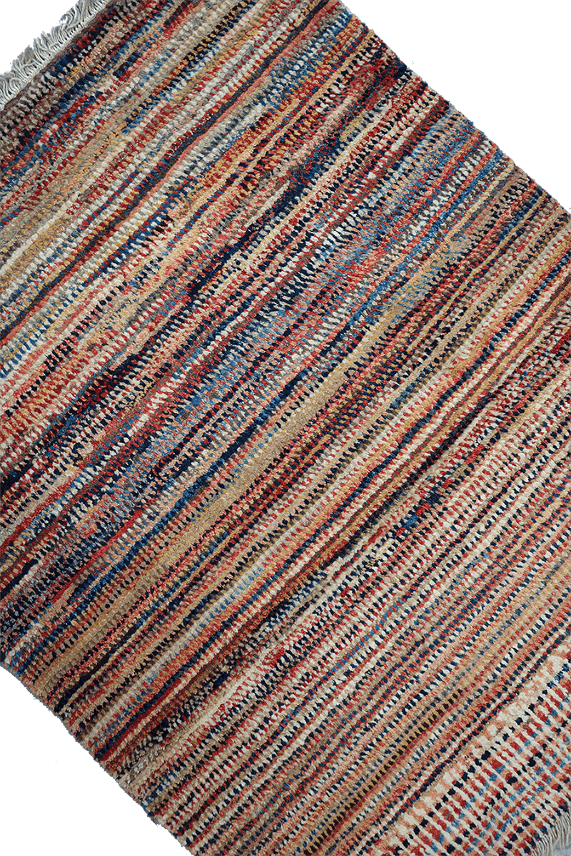 125x100 cm Multi-coloured Tribal wool Gabbeh rug - Rugoutlet