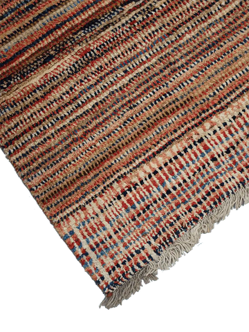 125x100 cm Multi-coloured Tribal wool Gabbeh rug - Rugoutlet
