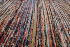 Rainbow coloured rug