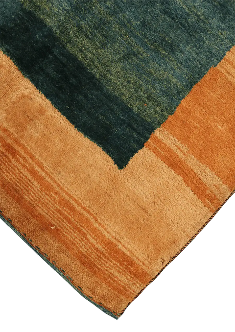200 x 153 cm Gabbeh Tribal Wool Rug Hand-Knotted Grey Brown Colour - Rugoutlet