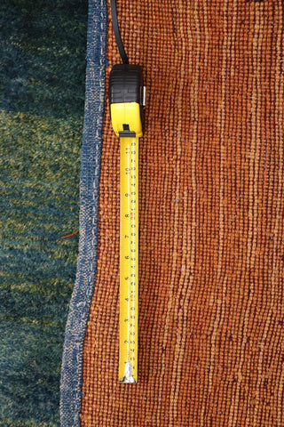 200 x 153 cm Gabbeh Tribal Wool Rug Hand-Knotted Grey Brown Colour - Rugoutlet