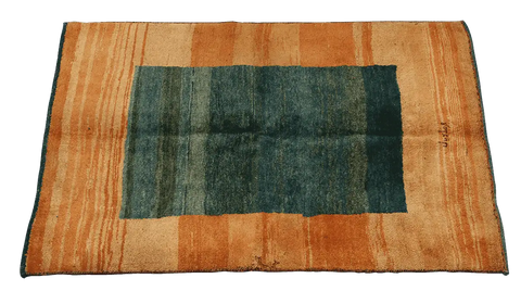200 x 153 cm Gabbeh Tribal Wool Rug Hand-Knotted Grey Brown Colour - Rugoutlet