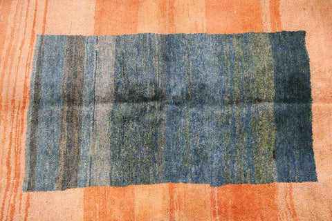 200 x 153 cm Gabbeh Tribal Wool Rug Hand-Knotted Grey Brown Colour - Rugoutlet
