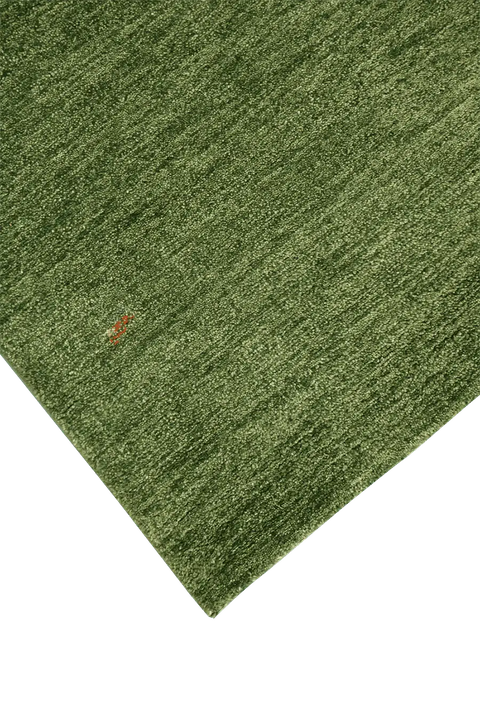 182 x 123 cm (5.97 x 4.04 ft) Gabbeh Tribal Wool Rugs Hand Knotted Green Colour - Rugoutlet