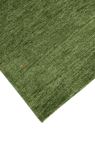 182 x 123 cm (5.97 x 4.04 ft) Gabbeh Tribal Wool Rugs Hand Knotted Green Colour - Rugoutlet