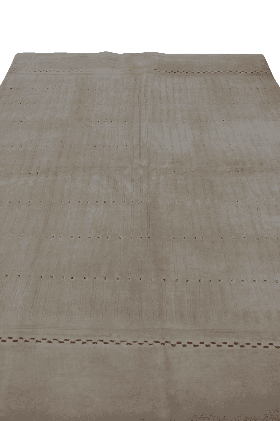 205 x 146 cm Gabbeh Tribal Wool Rug Hand-Knotted Beige Colour - Rugoutlet