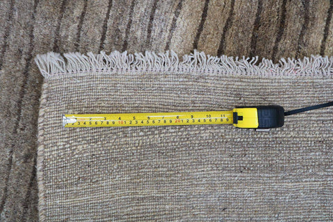 Close-up view of a Gabbeh Tribal Wool Gray Rug