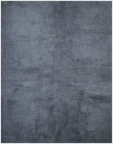 238x166 cm Moroccan Berber Beni Ourain Tribal Wool Rug blue - Rugoutlet