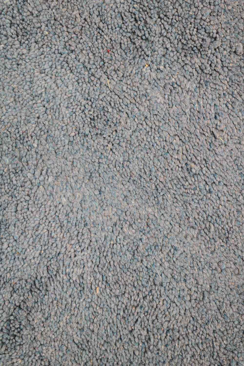 238x166 cm Moroccan Berber Beni Ourain Tribal Wool Rug blue - Rugoutlet