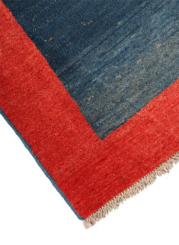 A traditional Gabeh Tribal Wool Rug