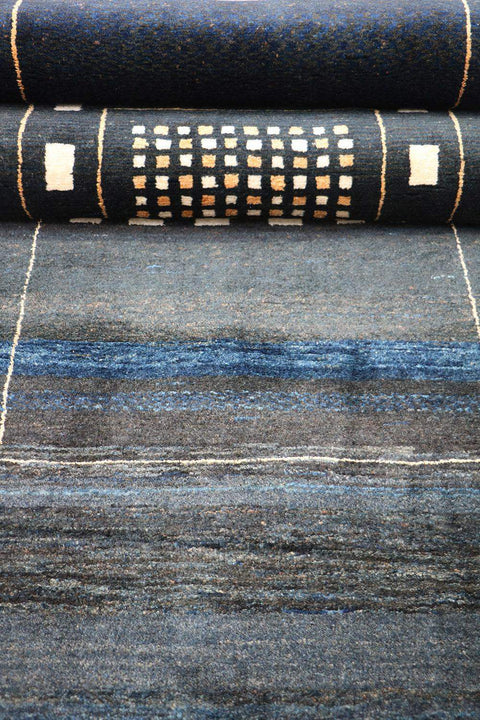 A Gabbeh Runner Tribal Wool Rug