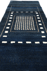 Gabbeh Runner Tribal Wool Rug 258 x 79 cm (8.46 x 2.59 ft)