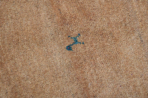 Close-up view of a Gabbeh Runner Tribal Wool Rug 