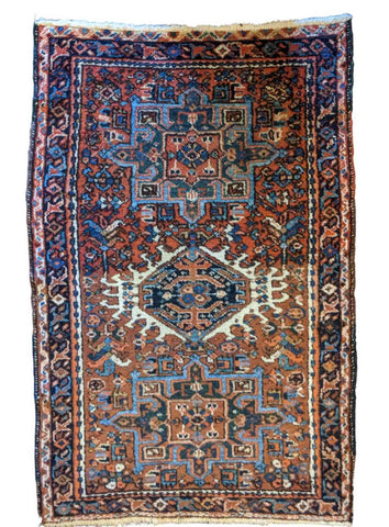 70 x 110 cm karajeh Red Rug - Rugoutlet