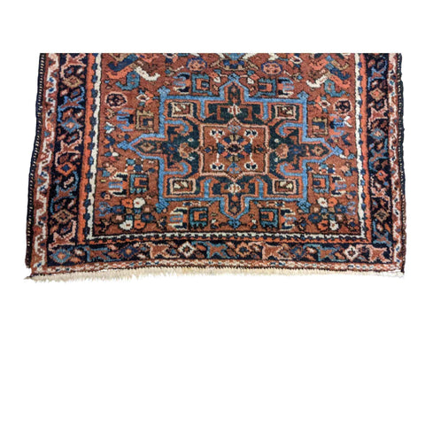70 x 110 cm karajeh Modern Red Rug - Rugmaster