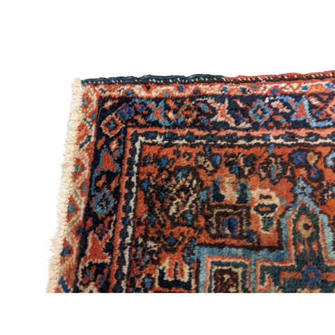 70 x 110 cm karajeh Modern Red Rug - Rugmaster