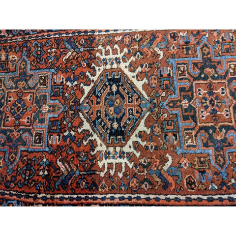 70 x 110 cm karajeh Modern Red Rug - Rugmaster