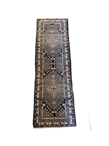 70 x 225 cm shiraz Traditional Black Rug - Rugoutlet