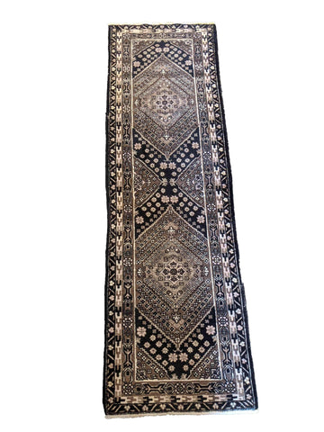 70 x 225 cm shiraz Traditional Black Rug - Rugoutlet