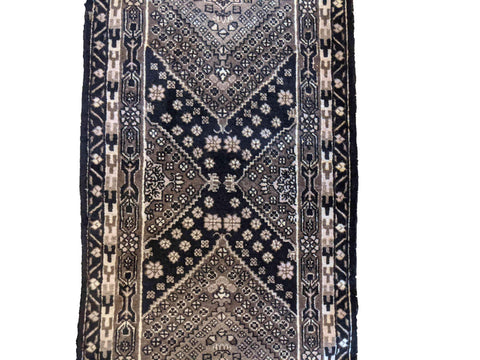 70 x 225 cm shiraz Traditional Black Rug - Rugoutlet
