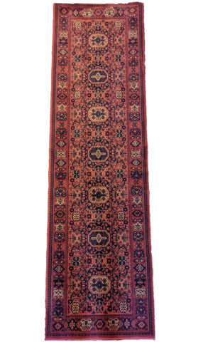 70 x 240 cm Khan mohammad Traditional Red Rug - Rugoutlet