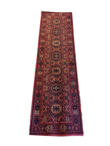 70 x 240 cm Khan mohammad Traditional Red Rug - Rugoutlet