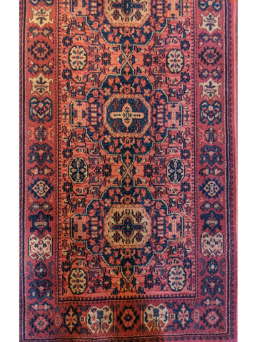 70 x 240 cm Khan mohammad Traditional Red Rug - Rugoutlet
