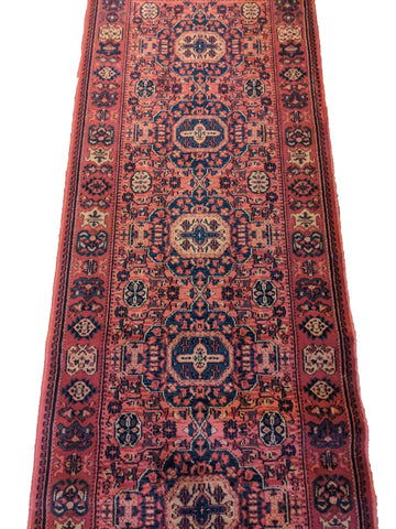 70 x 240 cm Khan mohammad Traditional Red Rug - Rugoutlet
