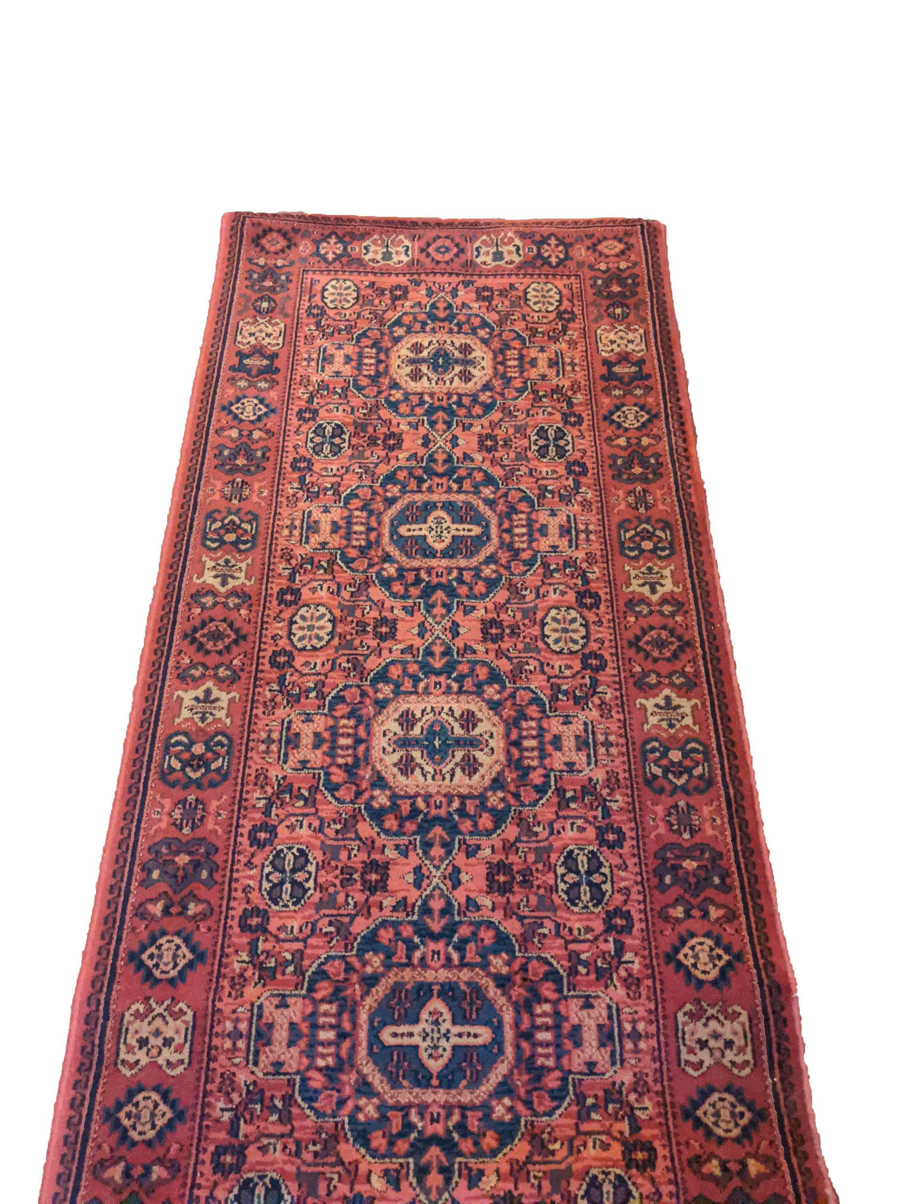 70 x 240 cm Khan mohammad Traditional Red Rug - Rugmaster