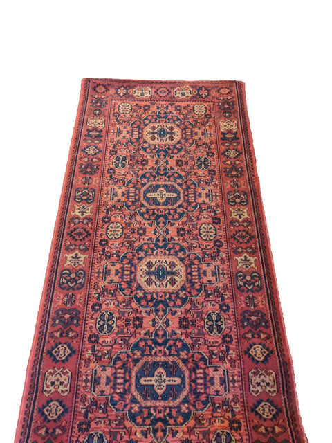 70 x 240 cm Khan mohammad Traditional Red Rug - Rugoutlet