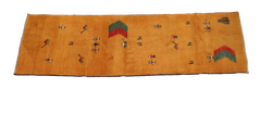 Gabbeh Tribal Wool Rug 277 x 94 cm (9.09 x 3.08 ft)