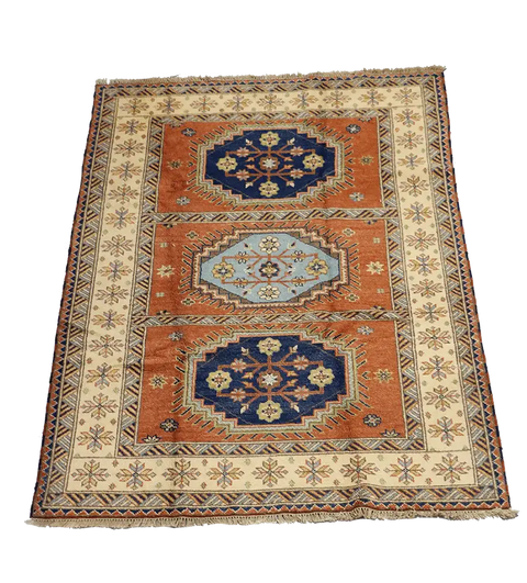 A Kazak Tribal Wool Rug
