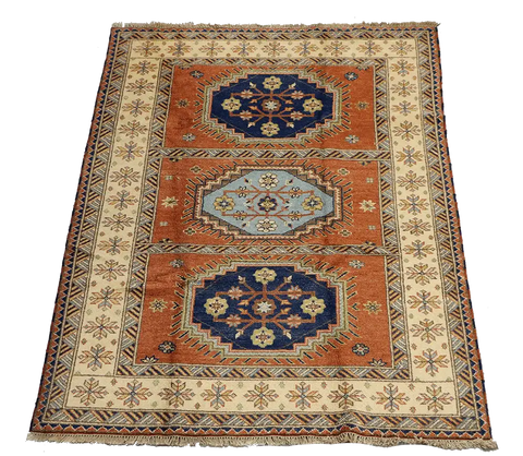 A Kazak Tribal Wool Rug