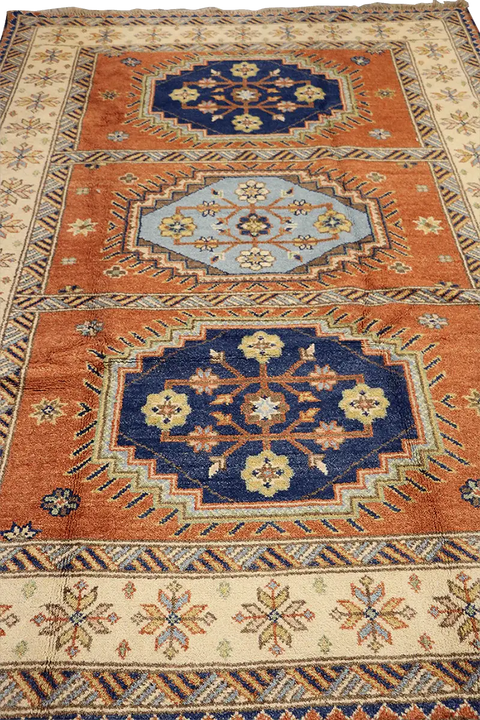A Kazak Tribal Wool Rug
