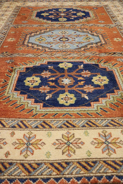 A Kazak Tribal Wool Rug