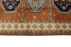 Kazak Tribal Wool Rug 245 x 165 cm (8.04 x 5.41 ft)