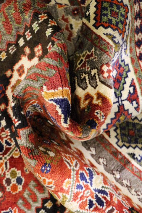 A Persian Qashqai Tribal Wool Rug