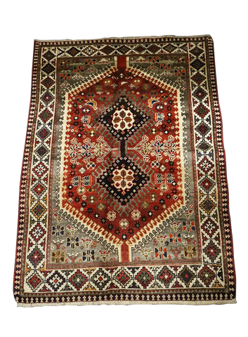 A Persian Qashqai Tribal Wool Rug